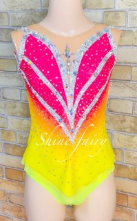 新体操　レオタード  shine fairy 150 160 新体操 レオタード shine fairy 150 160の通販 by chi｜ラクマ